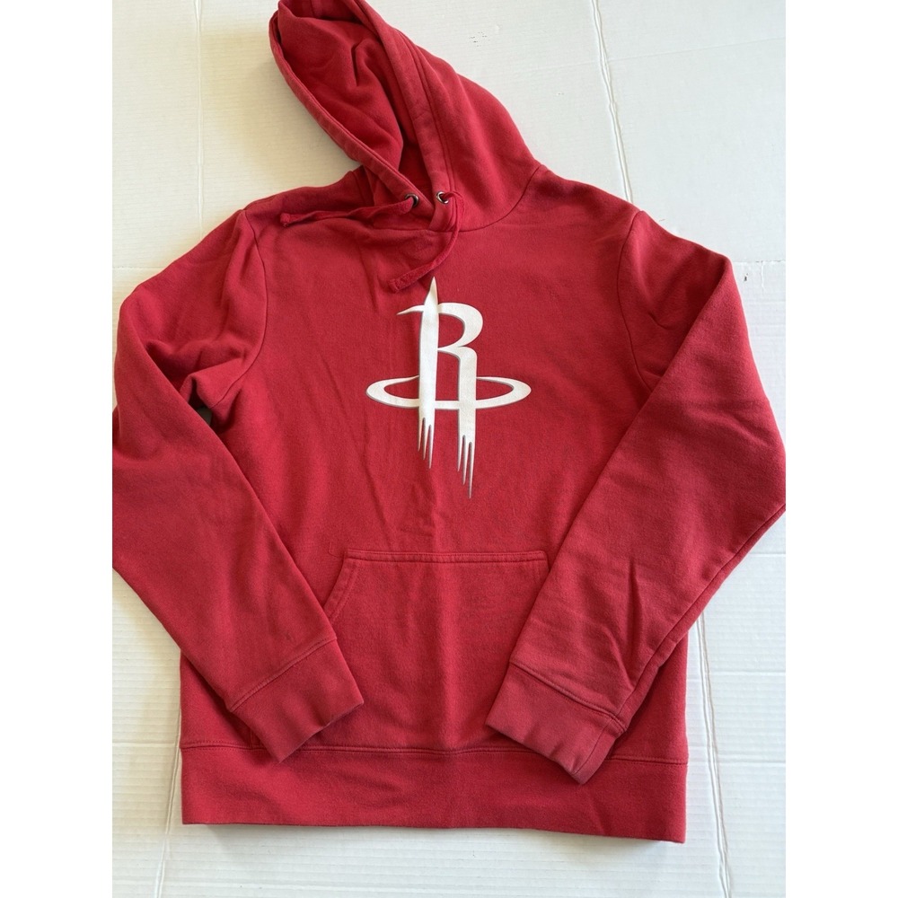 Houston Rockets basketball men's red hoodie pull over sweatshirt medium